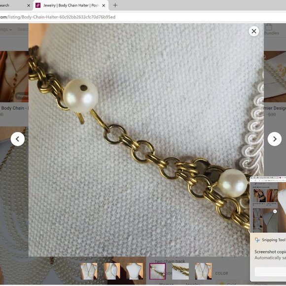 Body Chain Halter - Picture 4 of 4